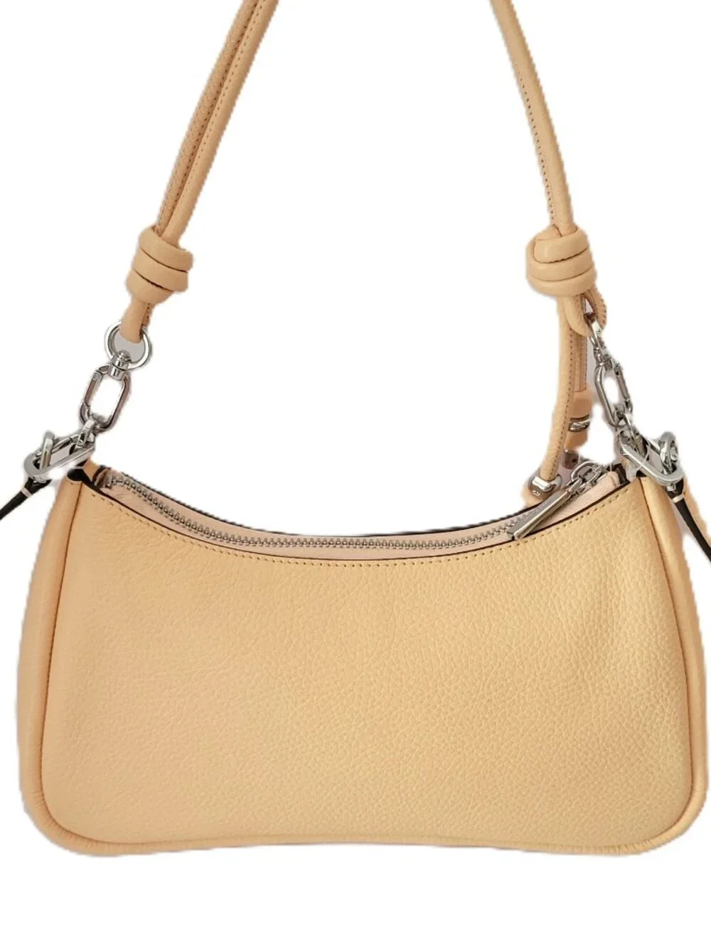 Kate Spade KO435 Kayla Knotted Strap Small Shoulder Handbag Citrus Glaze Leather